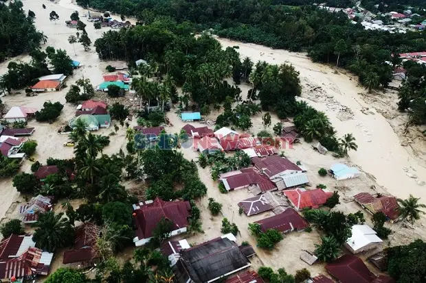 Banjir Rendam Empat Kecamatan di Luwu Utara